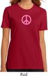 Ladies Peace Shirt Pink Peace Organic Tee T-Shirt