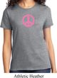 Ladies Peace Shirt Pink Peace Tee T-Shirt