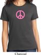 Ladies Peace Shirt Pink Peace Tee T-Shirt