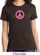 Ladies Peace Shirt Pink Peace Tee T-Shirt