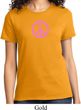 Ladies Peace Shirt Pink Peace Tee T-Shirt