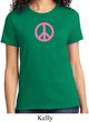 Ladies Peace Shirt Pink Peace Tee T-Shirt