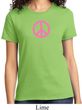Ladies Peace Shirt Pink Peace Tee T-Shirt