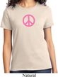 Ladies Peace Shirt Pink Peace Tee T-Shirt
