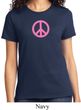 Ladies Peace Shirt Pink Peace Tee T-Shirt