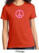 Ladies Peace Shirt Pink Peace Tee T-Shirt