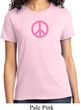 Ladies Peace Shirt Pink Peace Tee T-Shirt