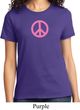 Ladies Peace Shirt Pink Peace Tee T-Shirt