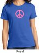 Ladies Peace Shirt Pink Peace Tee T-Shirt