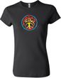 Ladies Peace Shirt Psychedelic Peace Crewneck Tee T-Shirt