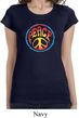 Ladies Peace Shirt Psychedelic Peace Longer Length Tee T-Shirt