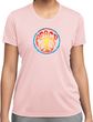 Ladies Peace Shirt Psychedelic Peace Moisture Wicking Tee T-Shirt