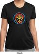 Ladies Peace Shirt Psychedelic Peace Moisture Wicking Tee T-Shirt