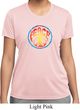 Ladies Peace Shirt Psychedelic Peace Moisture Wicking Tee T-Shirt