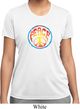 Ladies Peace Shirt Psychedelic Peace Moisture Wicking Tee T-Shirt