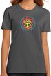 Ladies Peace Shirt Psychedelic Peace Organic Tee T-Shirt