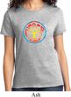 Ladies Peace Shirt Psychedelic Peace Tee T-Shirt