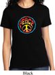 Ladies Peace Shirt Psychedelic Peace Tee T-Shirt