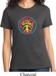 Ladies Peace Shirt Psychedelic Peace Tee T-Shirt