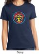 Ladies Peace Shirt Psychedelic Peace Tee T-Shirt