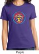 Ladies Peace Shirt Psychedelic Peace Tee T-Shirt
