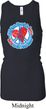 Ladies Peace Tanktop All You Need is Love Longer Length Racerback Tank