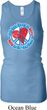 Ladies Peace Tanktop All You Need is Love Longer Length Racerback Tank