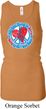 Ladies Peace Tanktop All You Need is Love Longer Length Racerback Tank