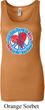 Ladies Peace Tanktop All You Need is Love Longer Length Tank Top