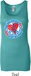 Ladies Peace Tanktop All You Need is Love Longer Length Tank Top