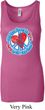 Ladies Peace Tanktop All You Need is Love Longer Length Tank Top