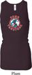 Ladies Peace Tanktop Come Together Longer Length Racerback Tank