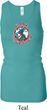 Ladies Peace Tanktop Come Together Longer Length Racerback Tank