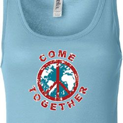 Ladies Peace Tanktop Come Together Longer Length Tank Top