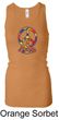 Ladies Peace Tanktop Funky Peace Longer Length Racerback Tank Top