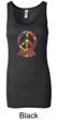 Ladies Peace Tanktop Funky Peace Longer Length Tank Top