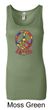 Ladies Peace Tanktop Funky Peace Longer Length Tank Top
