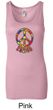 Ladies Peace Tanktop Funky Peace Longer Length Tank Top