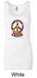 Ladies Peace Tanktop Funky Peace Longer Length Tank Top