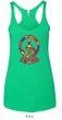 Ladies Peace Tanktop Funky Peace Tri Blend Racerback Tank Top