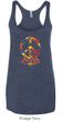 Ladies Peace Tanktop Funky Peace Tri Blend Racerback Tank Top