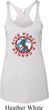 Ladies Peace Tanktop Give Peace a Chance Tri Blend Racerback Tank Top