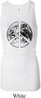 Ladies Peace Tanktop Peace Earth Longer Length Racerback Tank Top