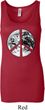 Ladies Peace Tanktop Peace Earth Longer Length Tank Top