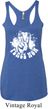 Ladies Peace Tanktop Peace Now Tri Blend Racerback Tank Top