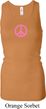 Ladies Peace Tanktop Pink Peace Longer Length Racerback Tank