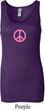 Ladies Peace Tanktop Pink Peace Longer Length Tank Top