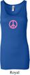 Ladies Peace Tanktop Pink Peace Longer Length Tank Top