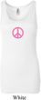 Ladies Peace Tanktop Pink Peace Longer Length Tank Top