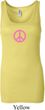 Ladies Peace Tanktop Pink Peace Longer Length Tank Top